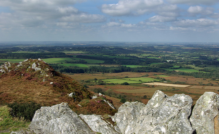 Monts d'Arrée - view from Roc Trévezel looking north-west