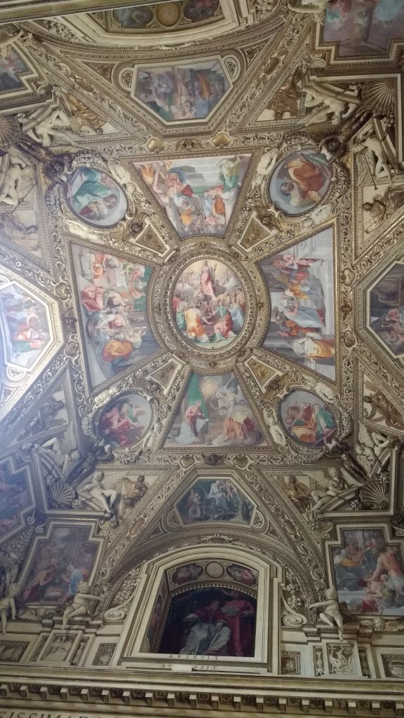 More beautiful ceilings in Santa Maria in Trastevere