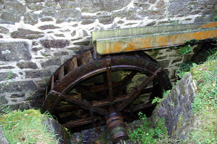 Moulins de Kerouat, 1812 mill wheel