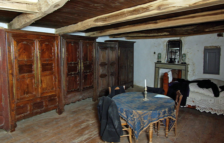 Moulins de Kerouat,1821 bakehouse living area