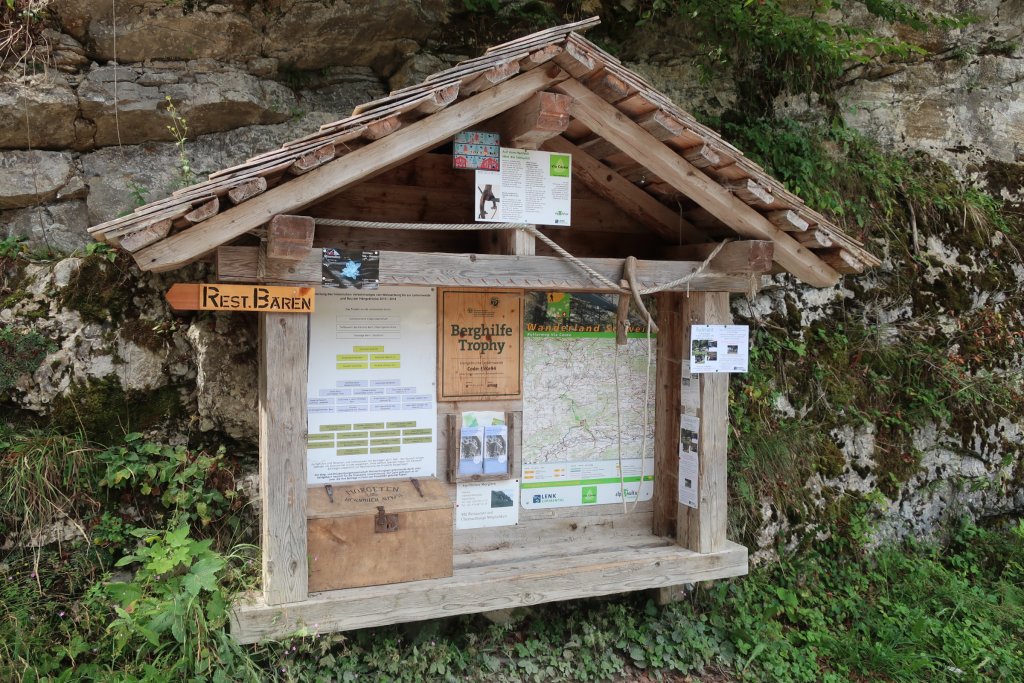 Notice Board on the Trail