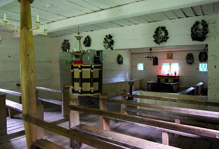 Open Air Museum Chapel Inside