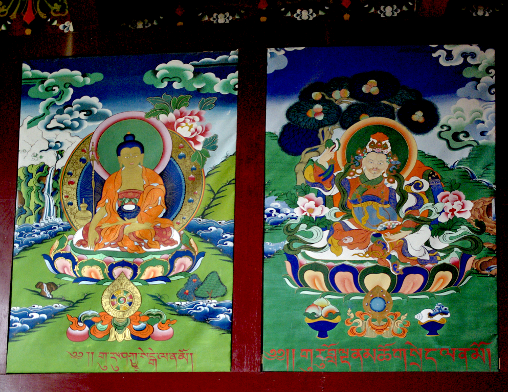 Paintings in the Dukhang, Hemis Gompa