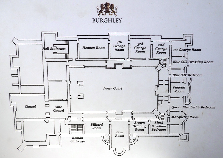 Plan of first floor state rooms