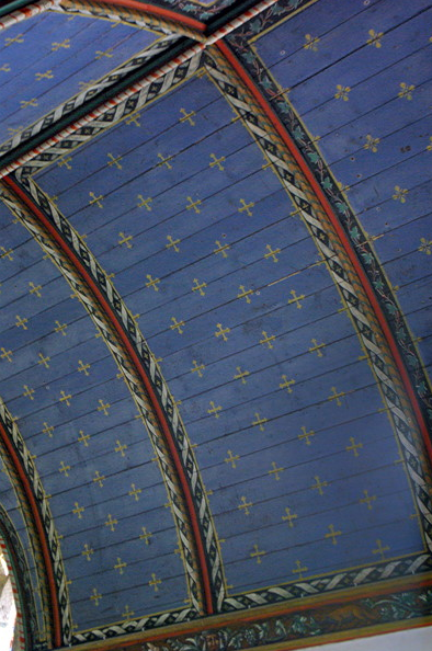 Ploujean church, roof