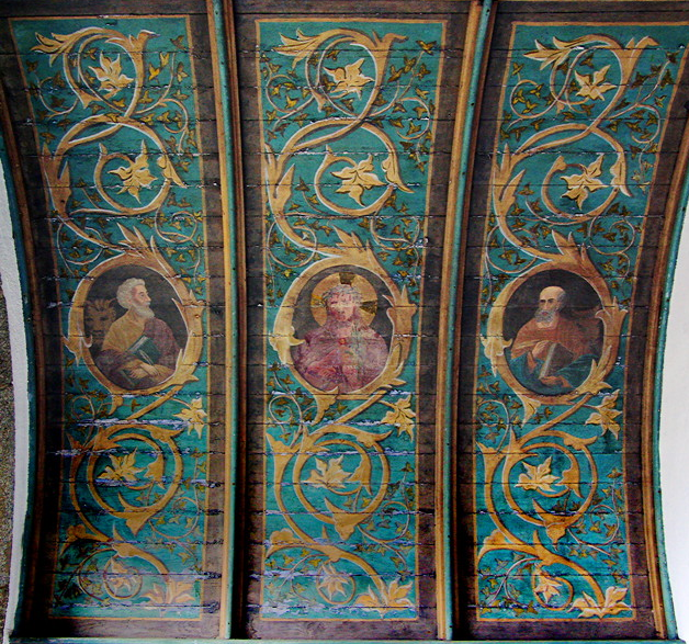 Ploujean church, sacristy roof