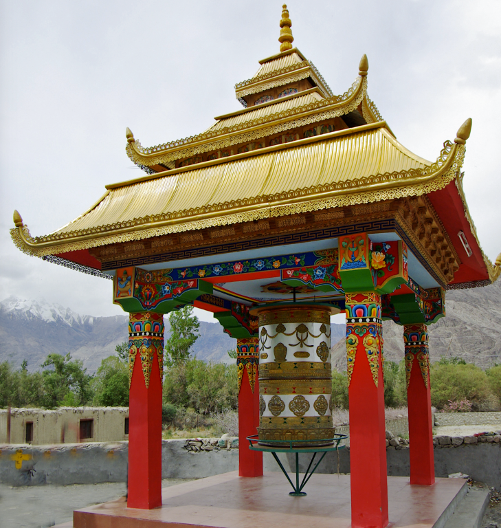 Prayer wheel, Sumoor village