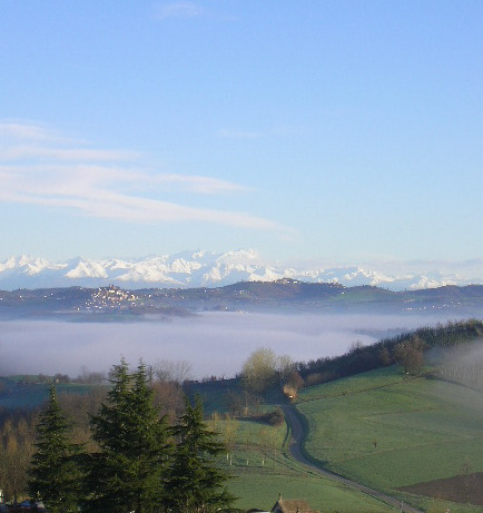 Road to the cemetary, Montechiaro