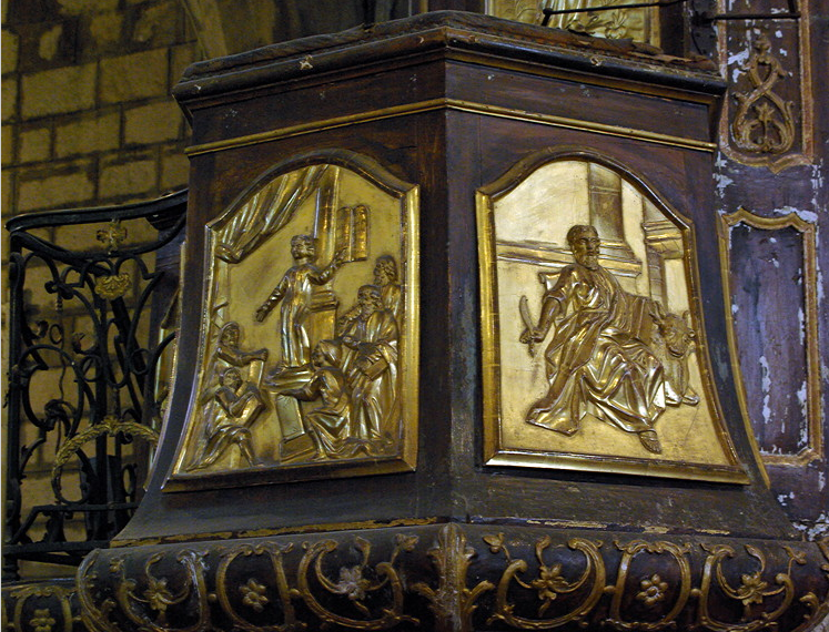 Saint-Bonnet-le-Château, Collegiate Church - pulpit