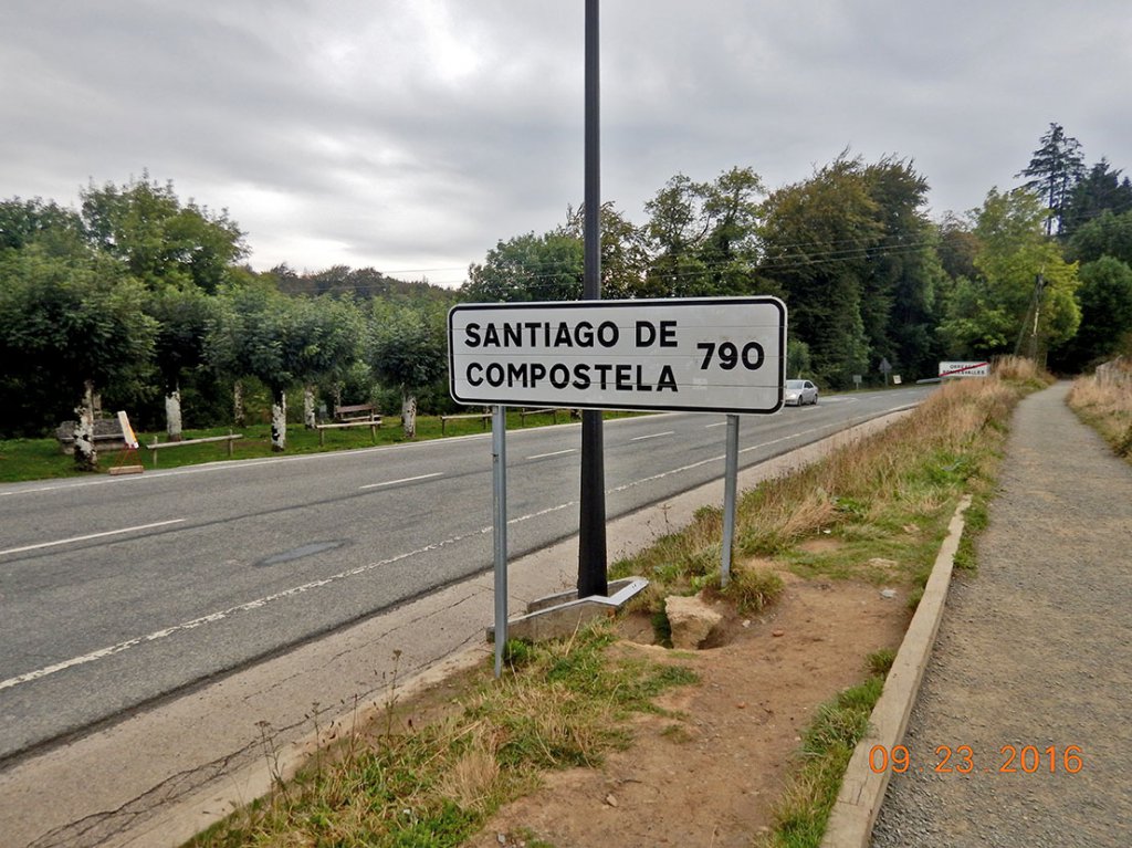 Santiago de Compostela Sign