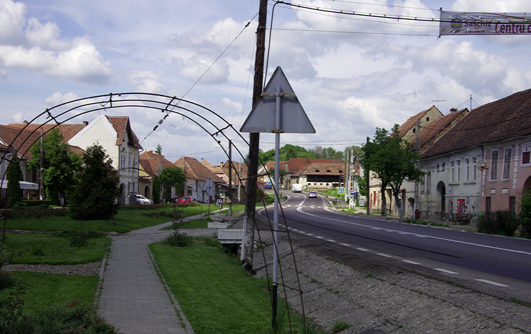 Saschiz main street