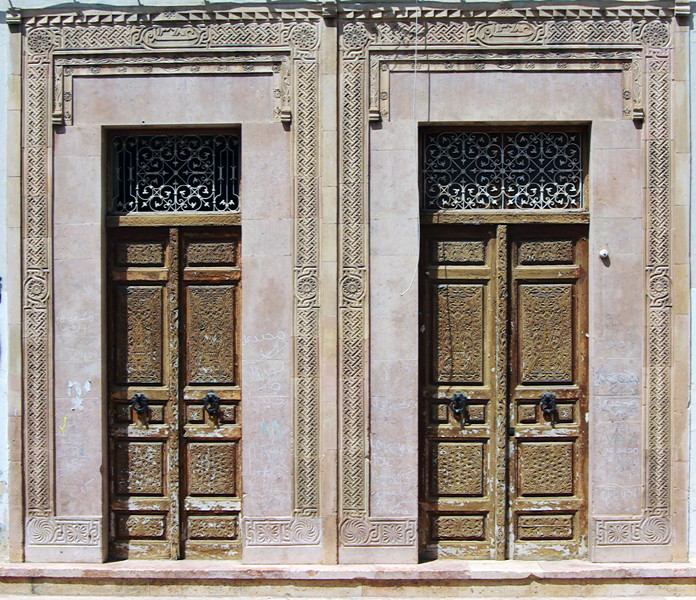 Sfax, doorways on Rue de la Kasbah
