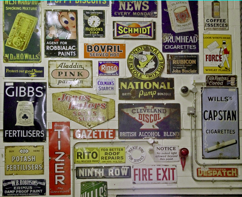 Sign collection, Beamish