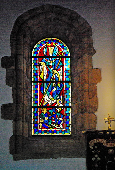 St Cado's Chapel, east window