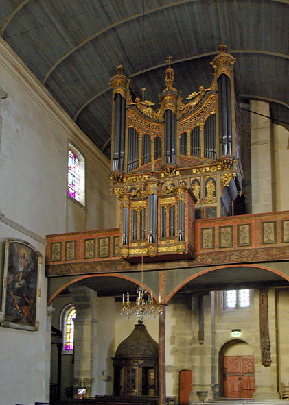 St Thégonnec church - organ