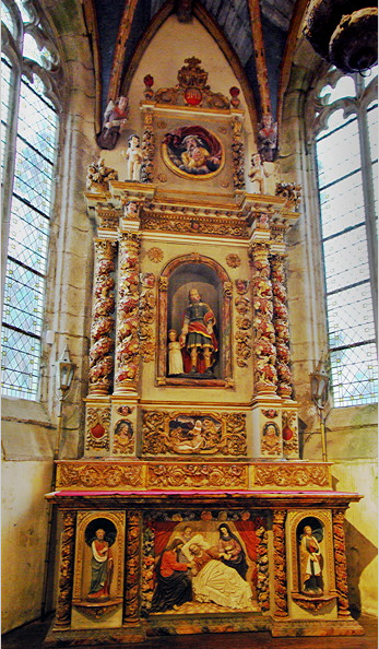 St Thégonnec ossuary - altar