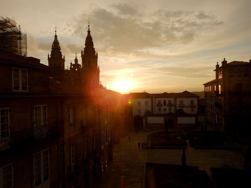 Sunset View from Casa de la Inmaculada Apartment