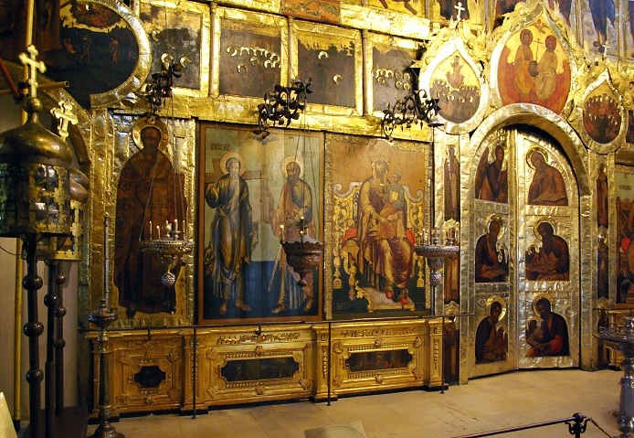 Suzdal Kremlin, Cathedral of the Nativity of the Mother of God - Iconostasis detail