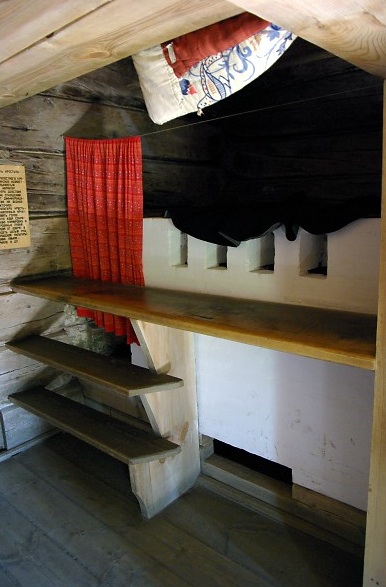 Suzdal Museum of Wooden Architecture and Everyday Life of Peasants - sleeping area above stove