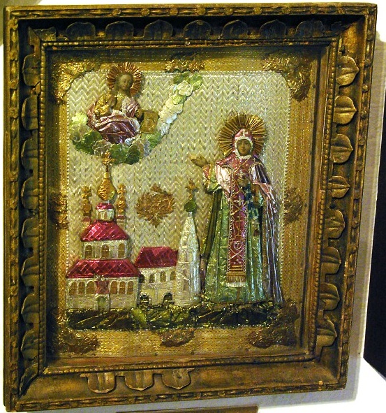 Suzdal, St Euthymius Monastery of Our Saviour - Archimandrite Building Museum embroidered icon