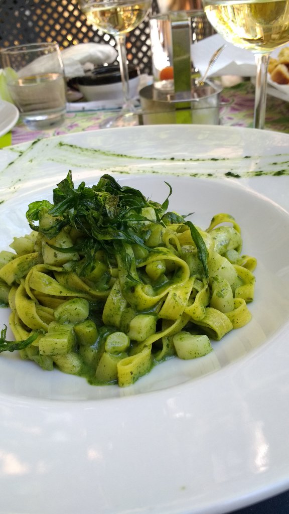 Tagliolini with asparagus, Trattoria Leon d'Oro, Cividale del Friuli