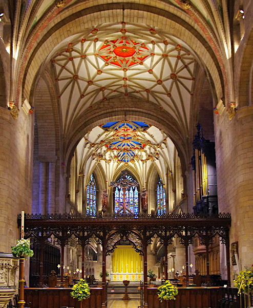 The Abbey Church of St Mary the Virgin, Tewkesbury, Gloucestershire