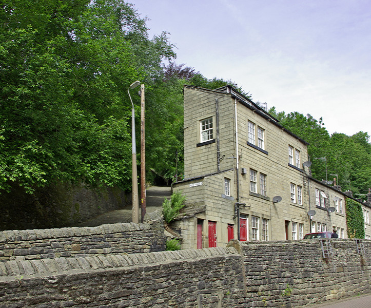 The Buttress, the old packhorse route between Hebden Bridge and Heptonstall