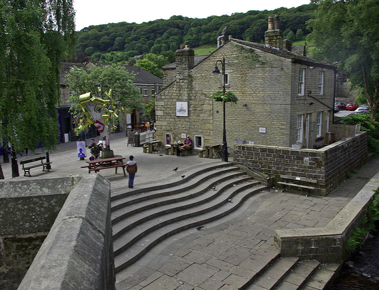 The Wavy Steps, Hebden Bridge