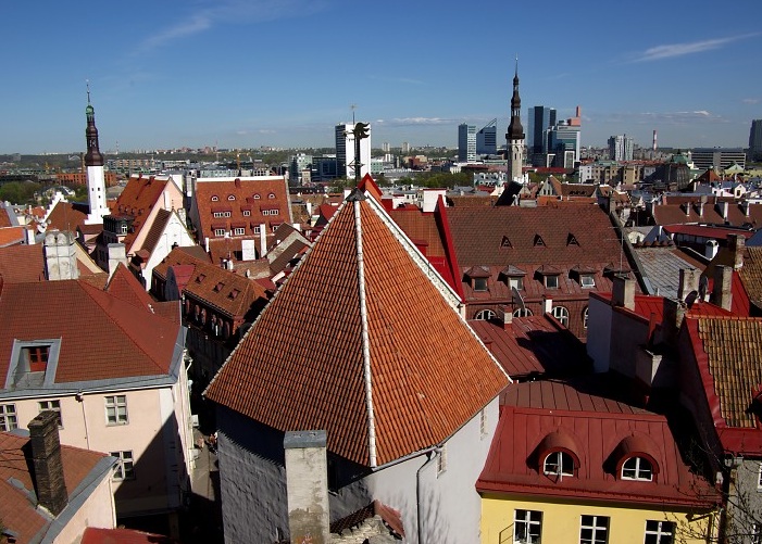 View Across Lower Town From The Walls