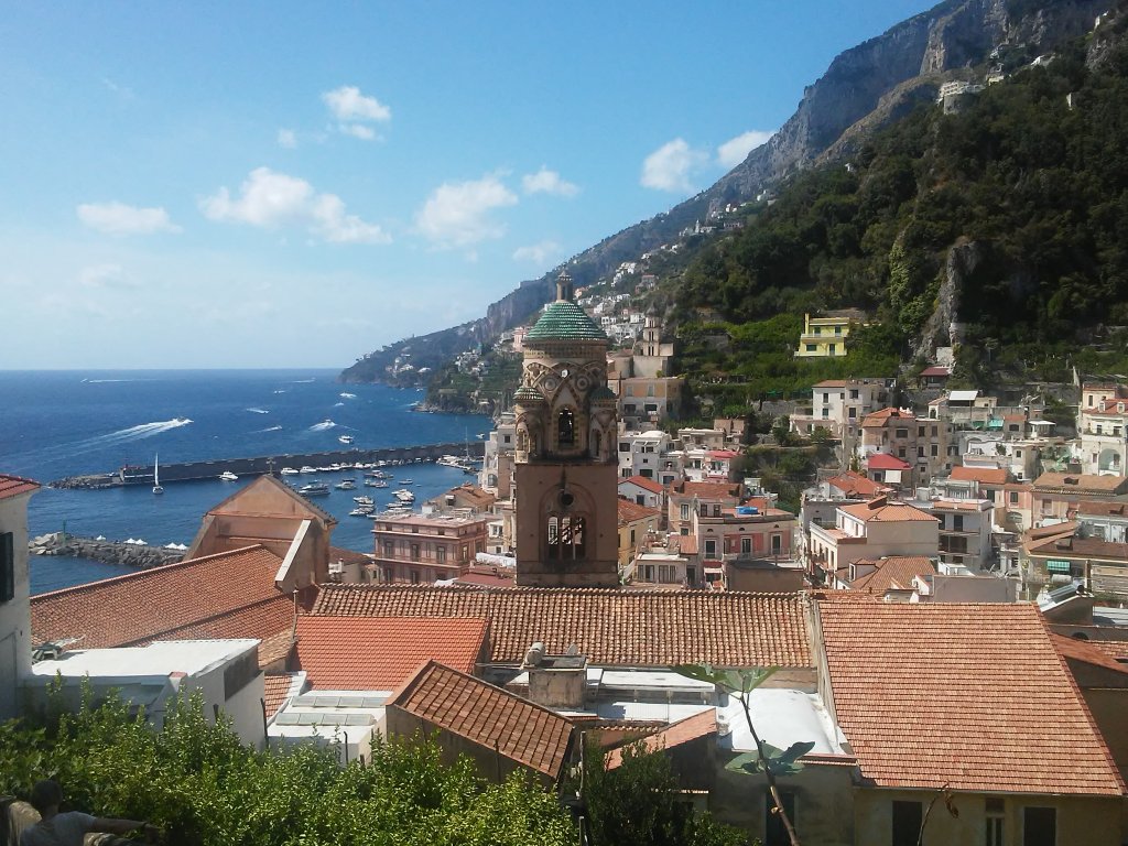 view from above the Cathedral in Amalfi