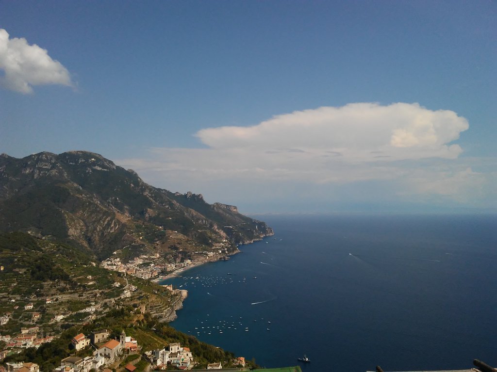 View from Ravello on the Amalfi Coast