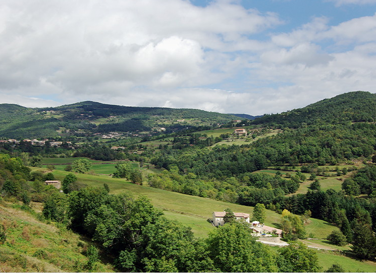 View near Saint-Félicien