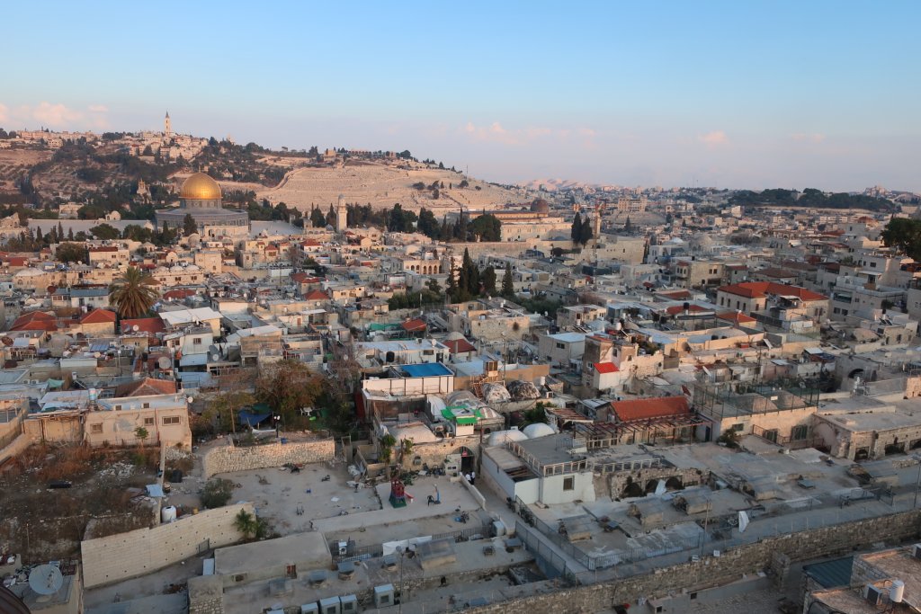 View towards Mount of Olives