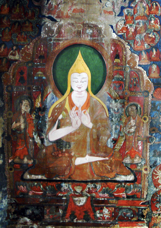 Wall painting, Chamchung Temple, Basgo Gompa