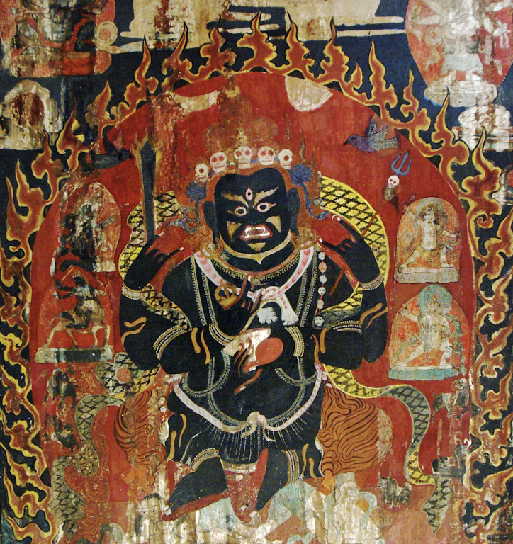 Wall painting, Chamchung Temple, Basgo Gompa